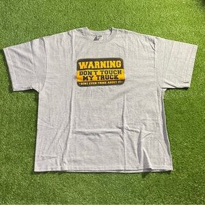 Grey Vintage Don’t Touch My Truck Graphic Tee